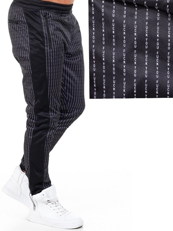 F You Joggebukse Svart RockDenim F You Joggebukse Svart RockDenim