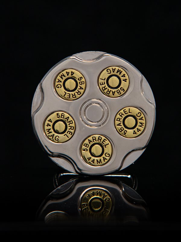 Spinning revolver bullets Beltespenne - Sølv/Gull