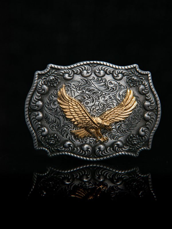 Eagle Western Beltespenne - Sølv/Gull