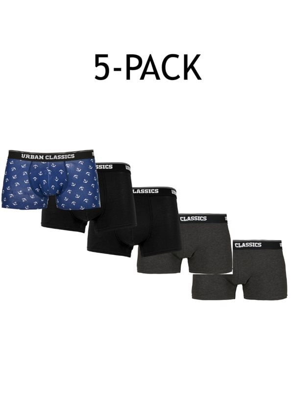 5-Pack Urban Boxere - Anchor Mix
