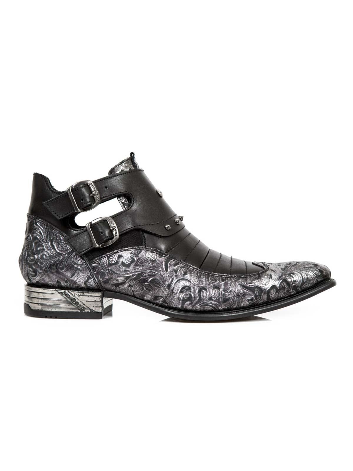 Flanagan New Rock Boots - Svart/Sølv