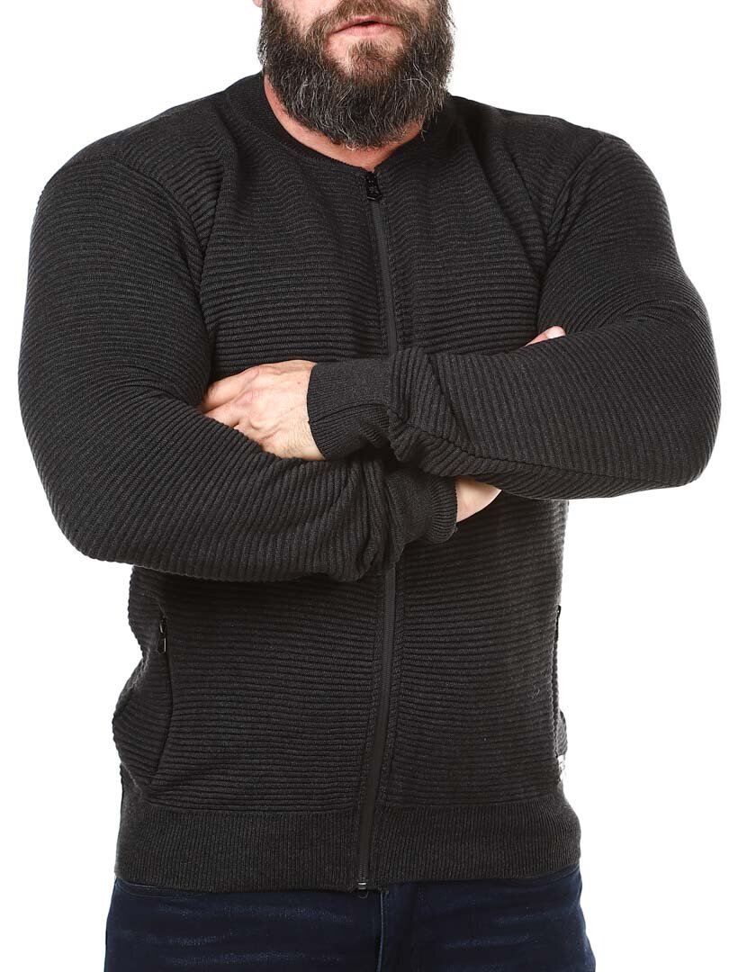 Bhisho Strikkegenser - Mørkegrå