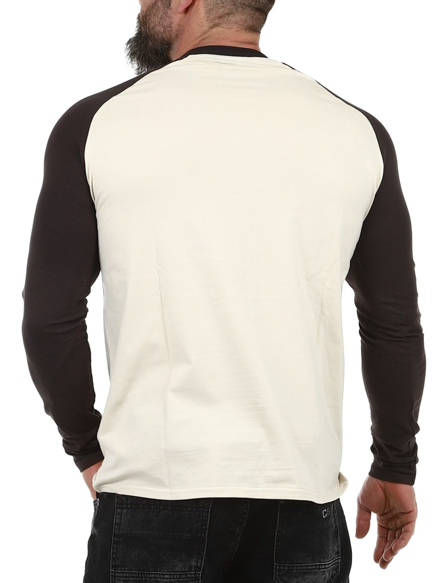 27976 Muscle Fit SikSilk Longsleeve - Beige Brown_6.jpg