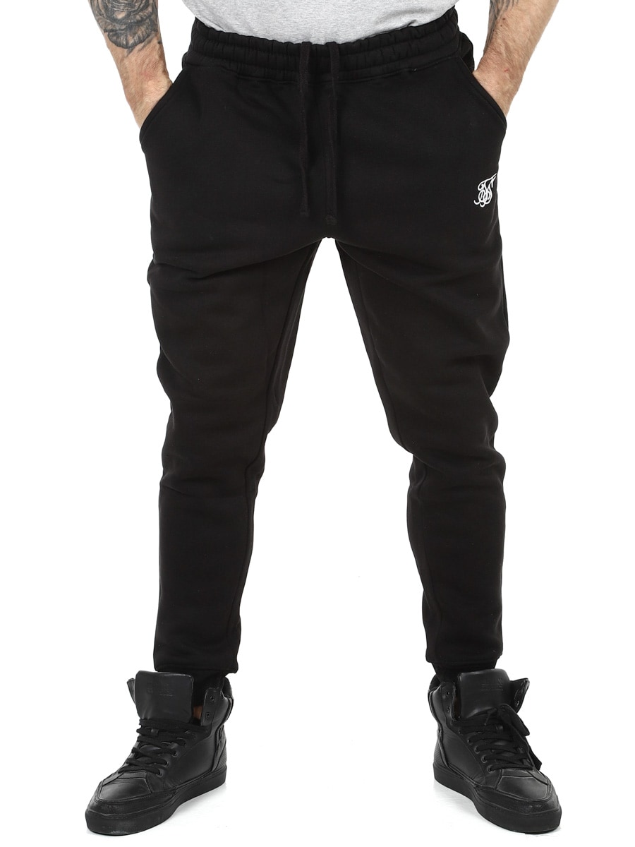 28344 Essentials SikSilk Sweatpants - Black_1.jpg
