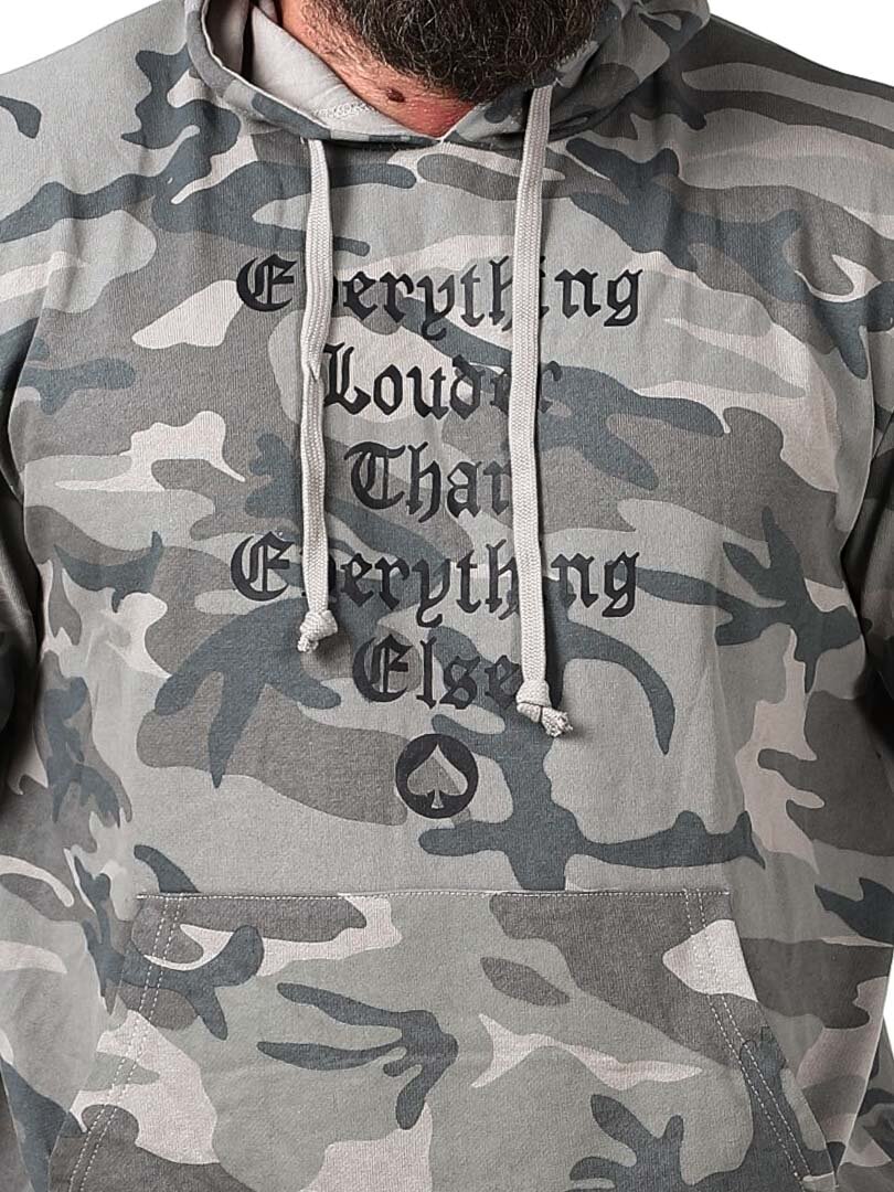 Motörhead hettegenser - Grå Camo