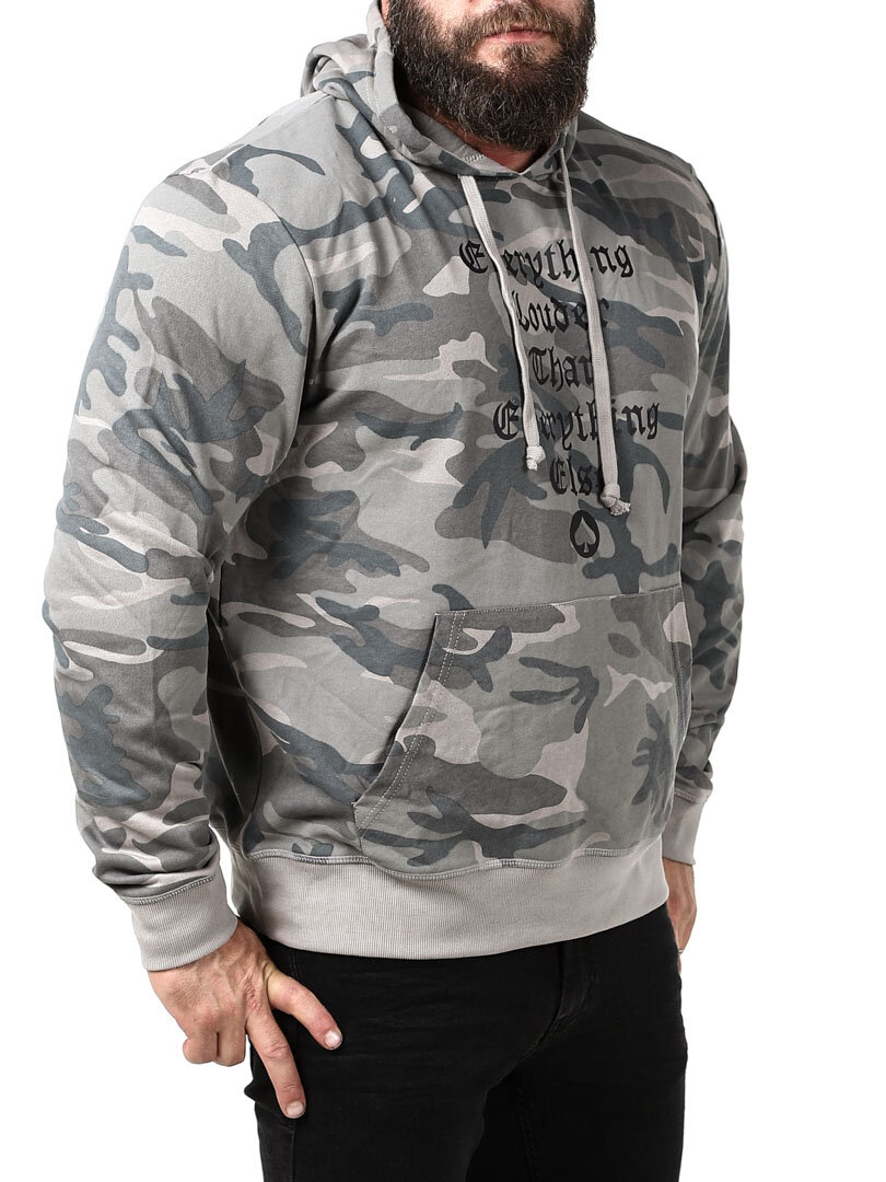 Motörhead hettegenser - Grå Camo