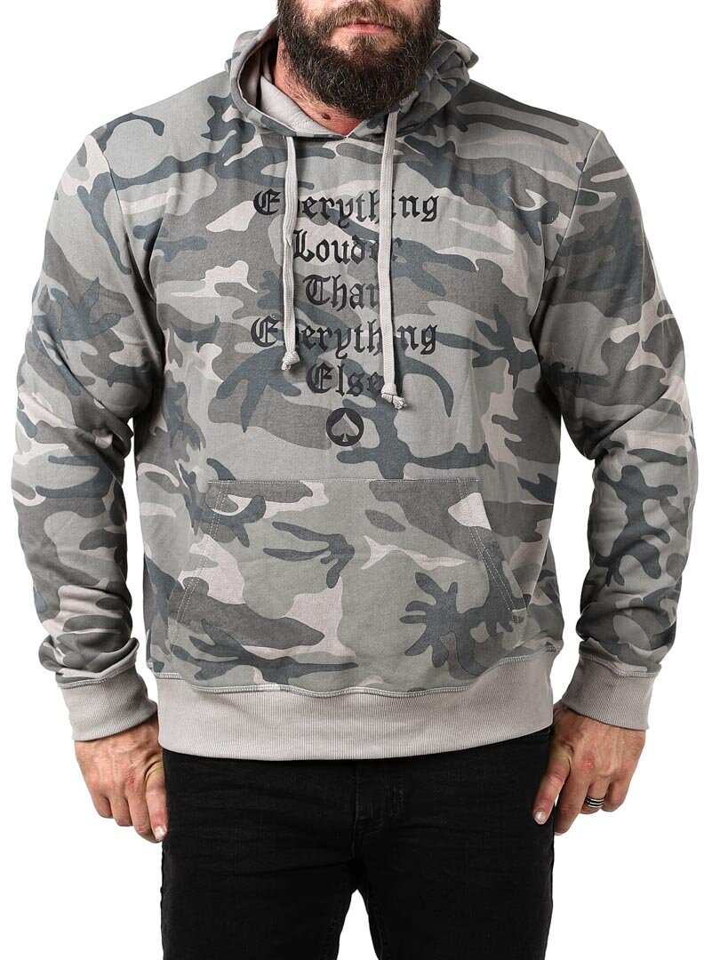 Motörhead hettegenser - Grå Camo