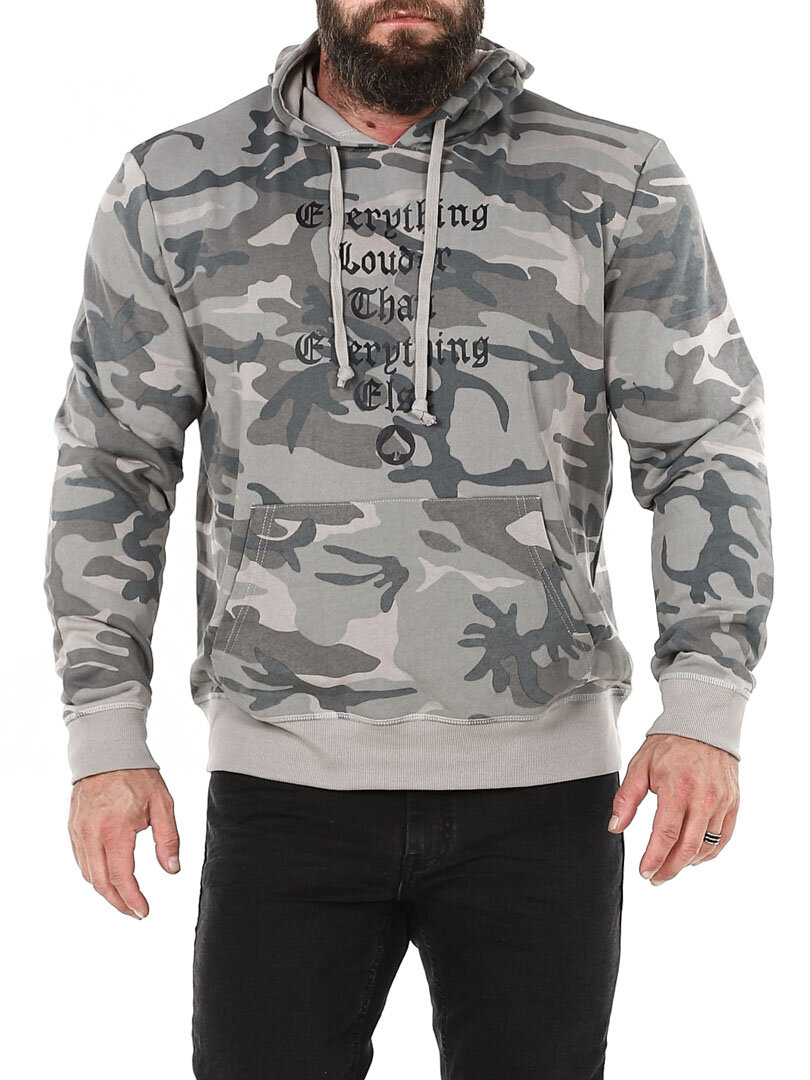 Motörhead hettegenser - Grå Camo
