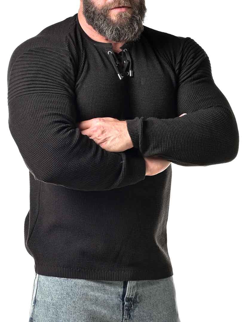 Steen Carisma Strikkegenser  - Svart