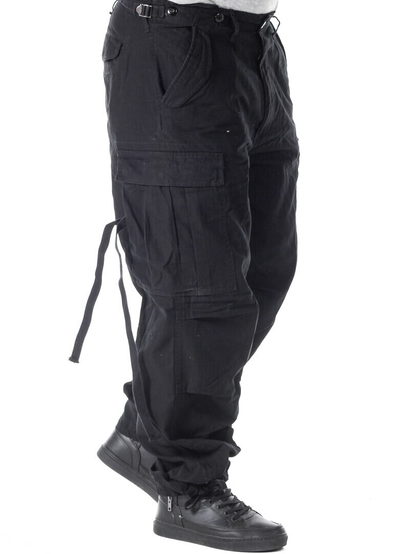 M-65 Vintage Cargobukse - Svart