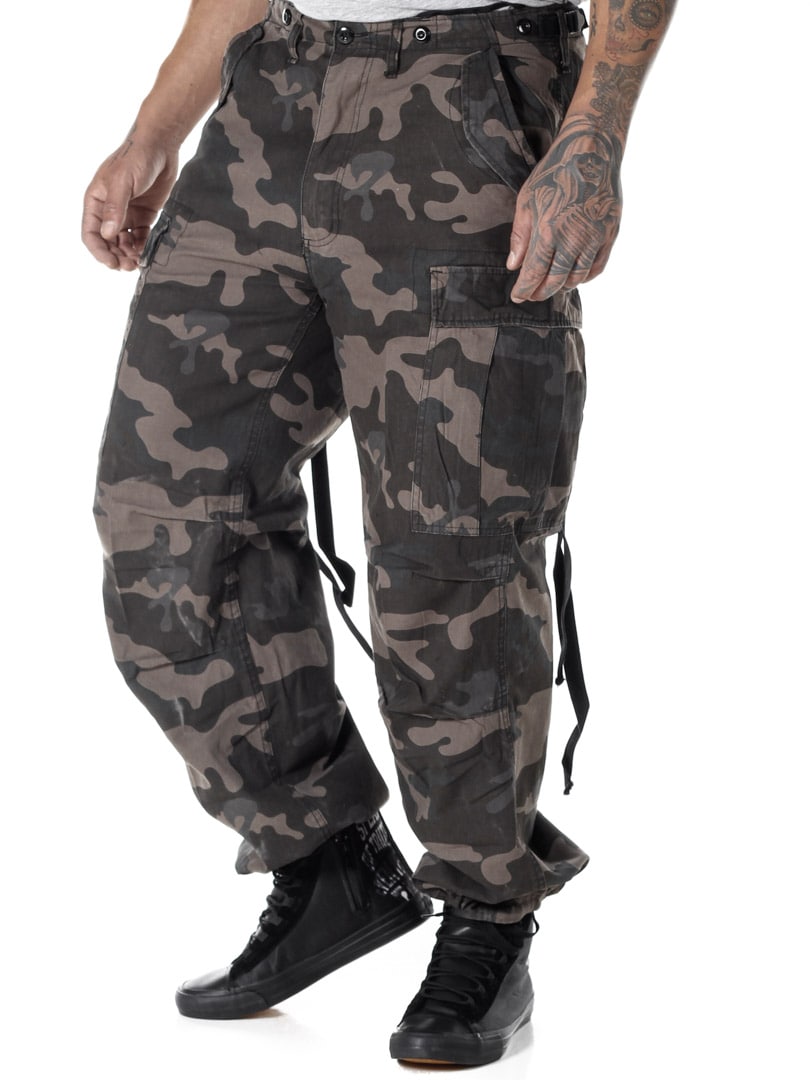 M-65 Vintage Cargobukse - Dark Camo