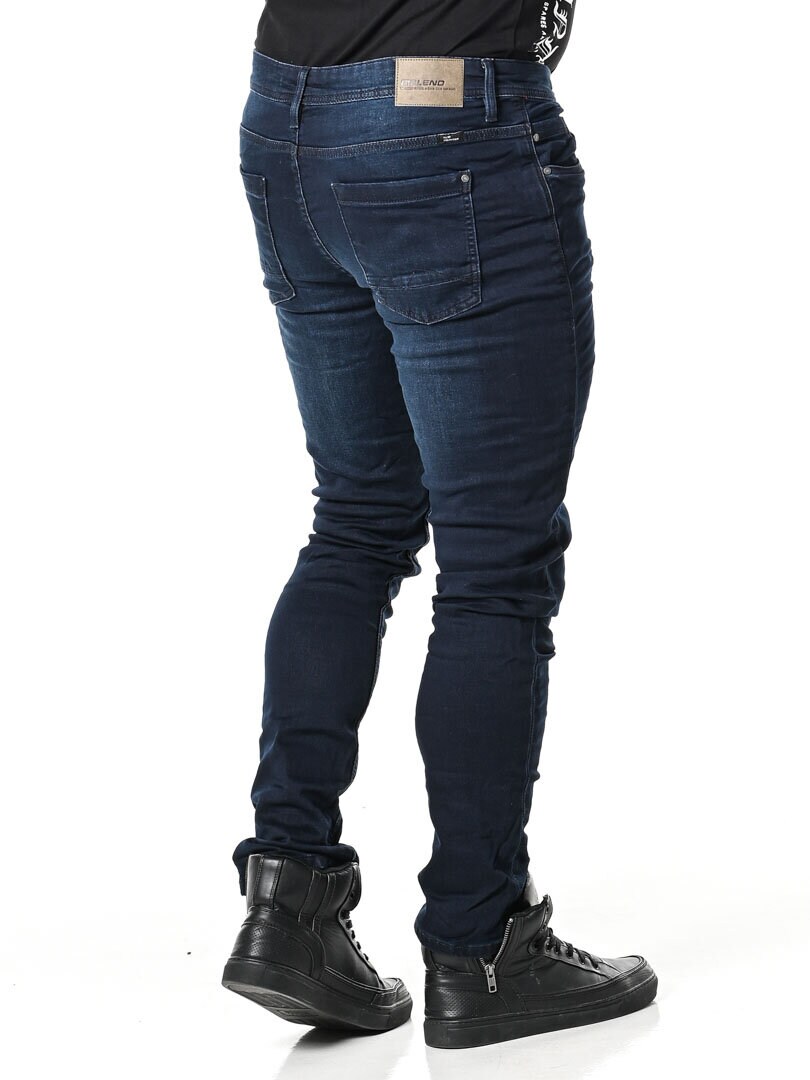 Twister Blend Joggejeans - Mørkeblå