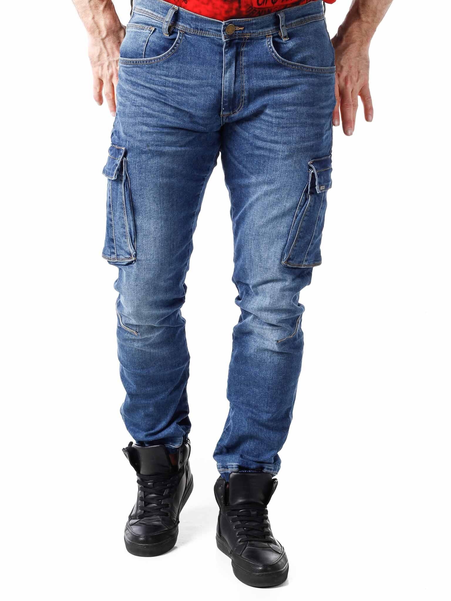 Harvey Cargo Joggjeans - Blå