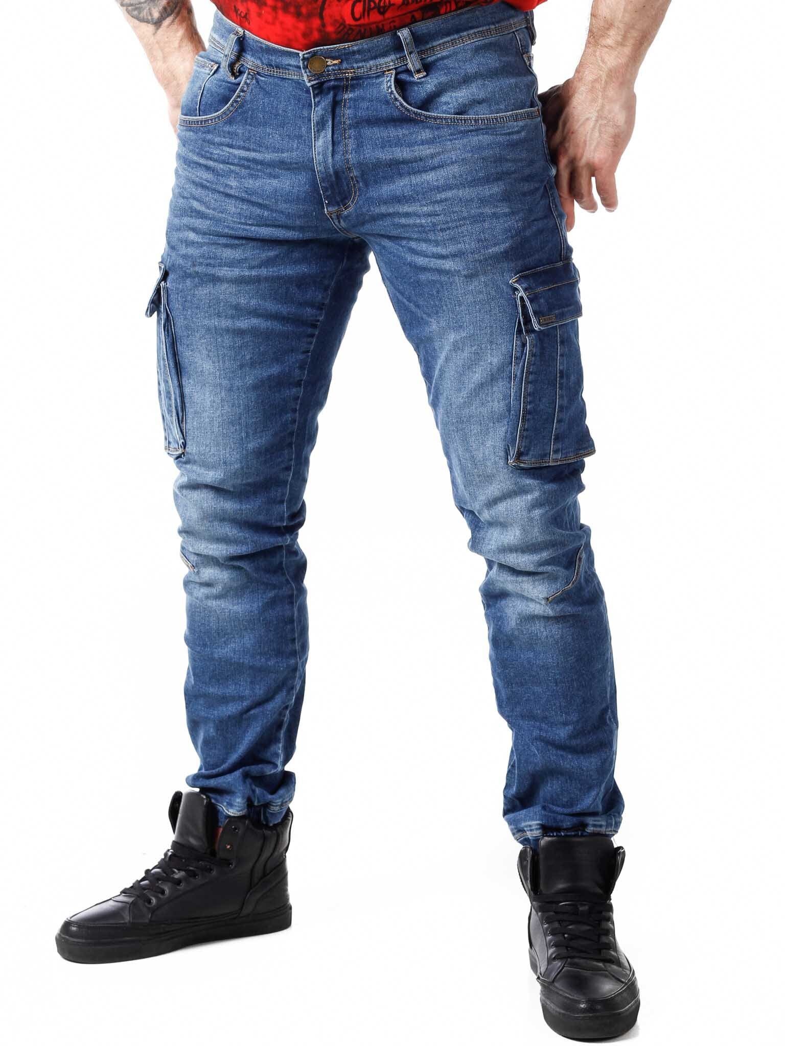 Harvey Cargo Joggjeans - Blå