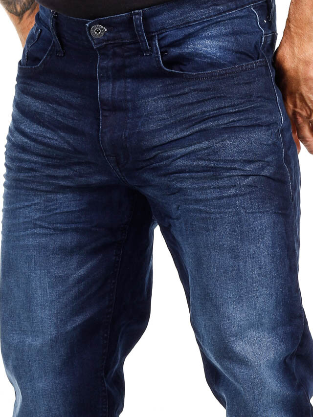 Thunder Relaxed Jeans - Mørkeblå