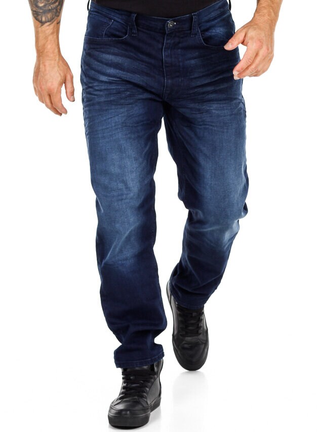 Thunder Relaxed Jeans - Mørkeblå
