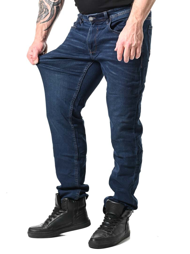 Rodney Blend Joggejeans - Denim Blå