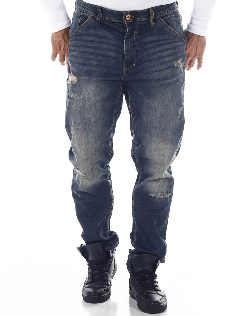 Caden Rleaxed fit Jeans - Blå