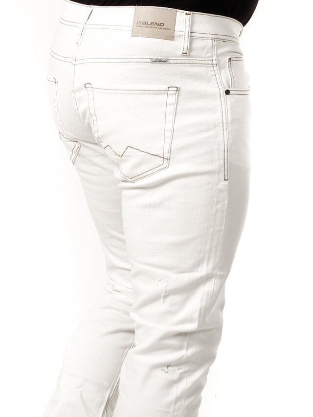 Keenan Twister Jeans - Hvit