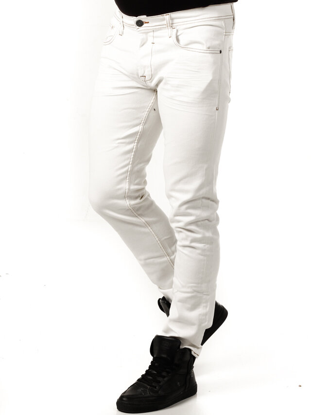 Keenan Twister Jeans - Hvit