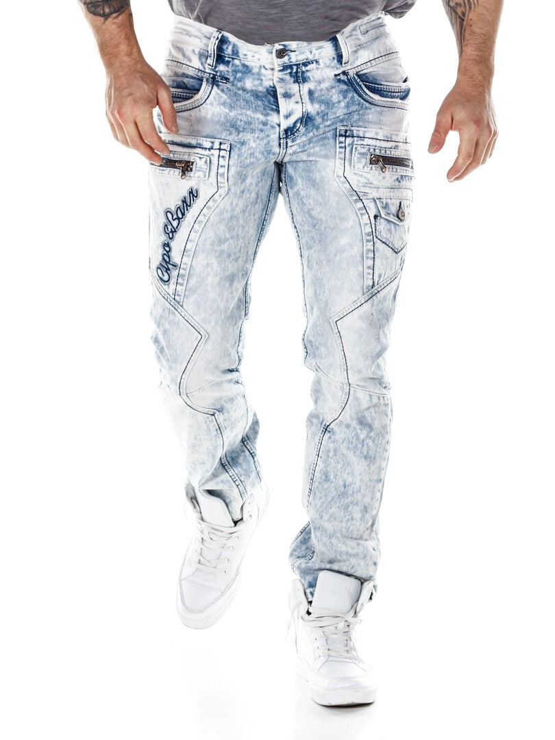 Aventador Cipo & Baxx Jeans - Lyseblå