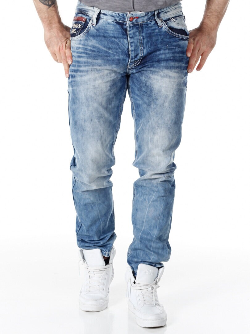 Aviator Cipo & Baxx Jeans - Blå