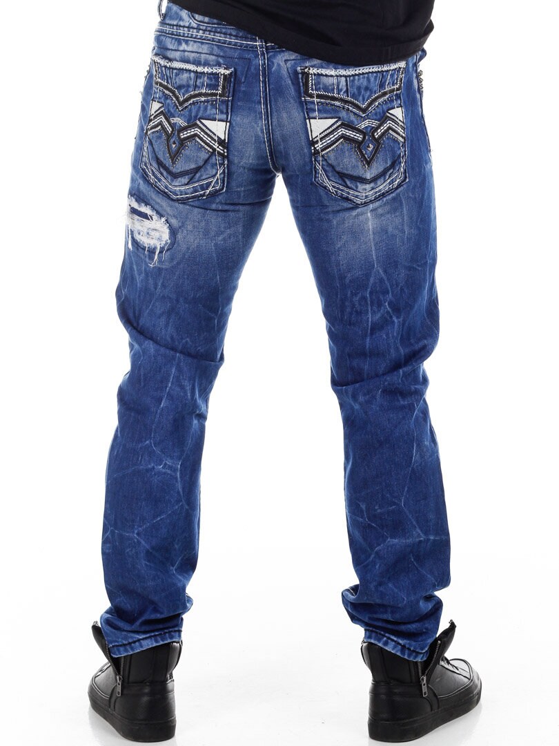 Montraz Ripped Jeans - Blå