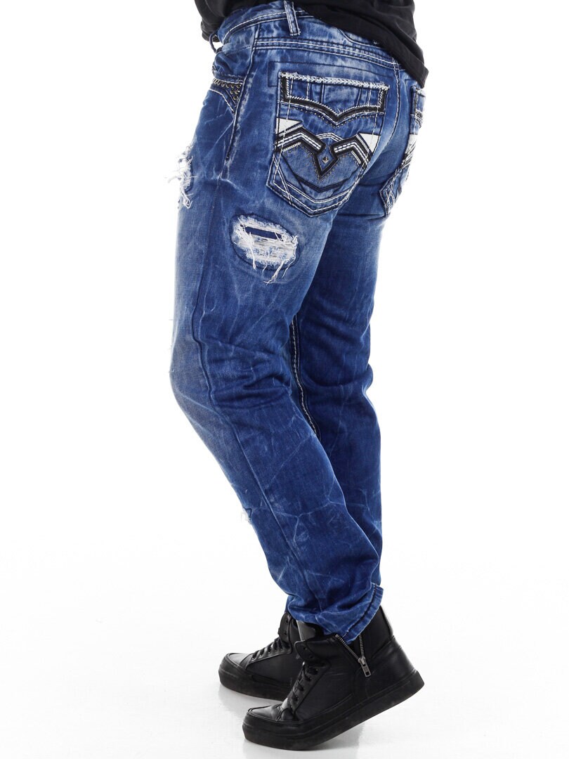 Montraz Ripped Jeans - Blå
