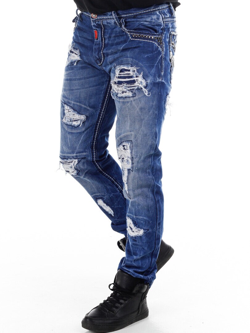 Montraz Ripped Jeans - Blå