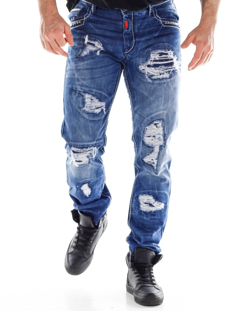 Montraz Ripped Jeans - Blå
