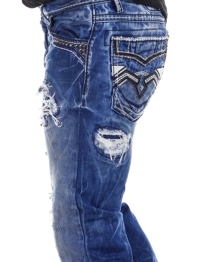 Montraz Ripped Jeans - Blå