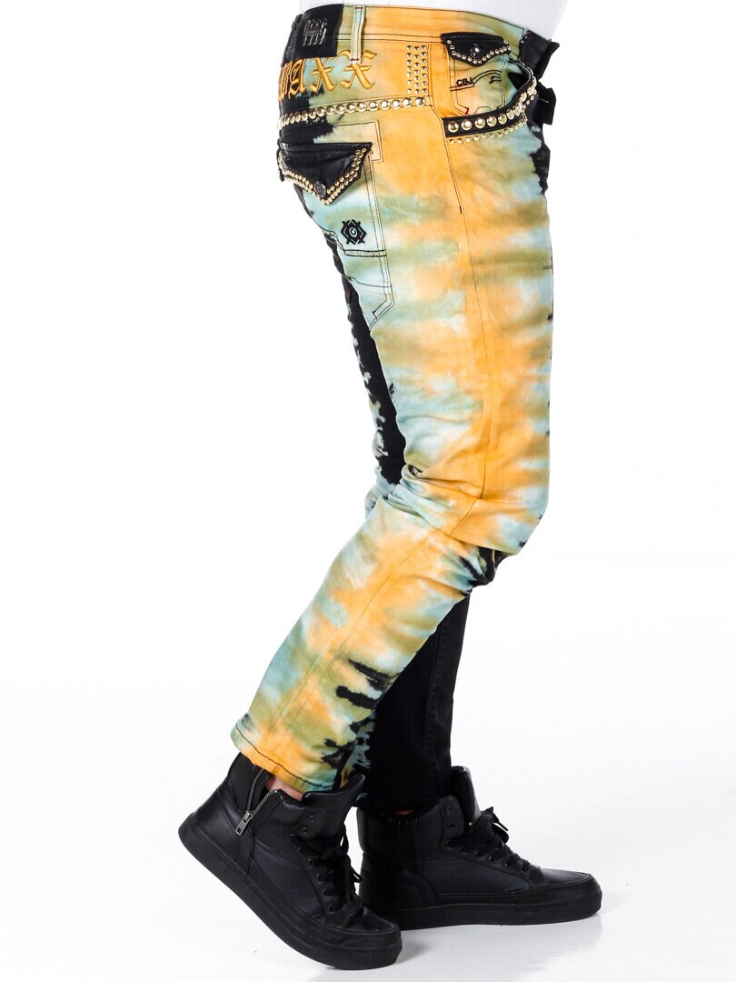 Province Cipo & Baxx Jeans - Svart/Gul