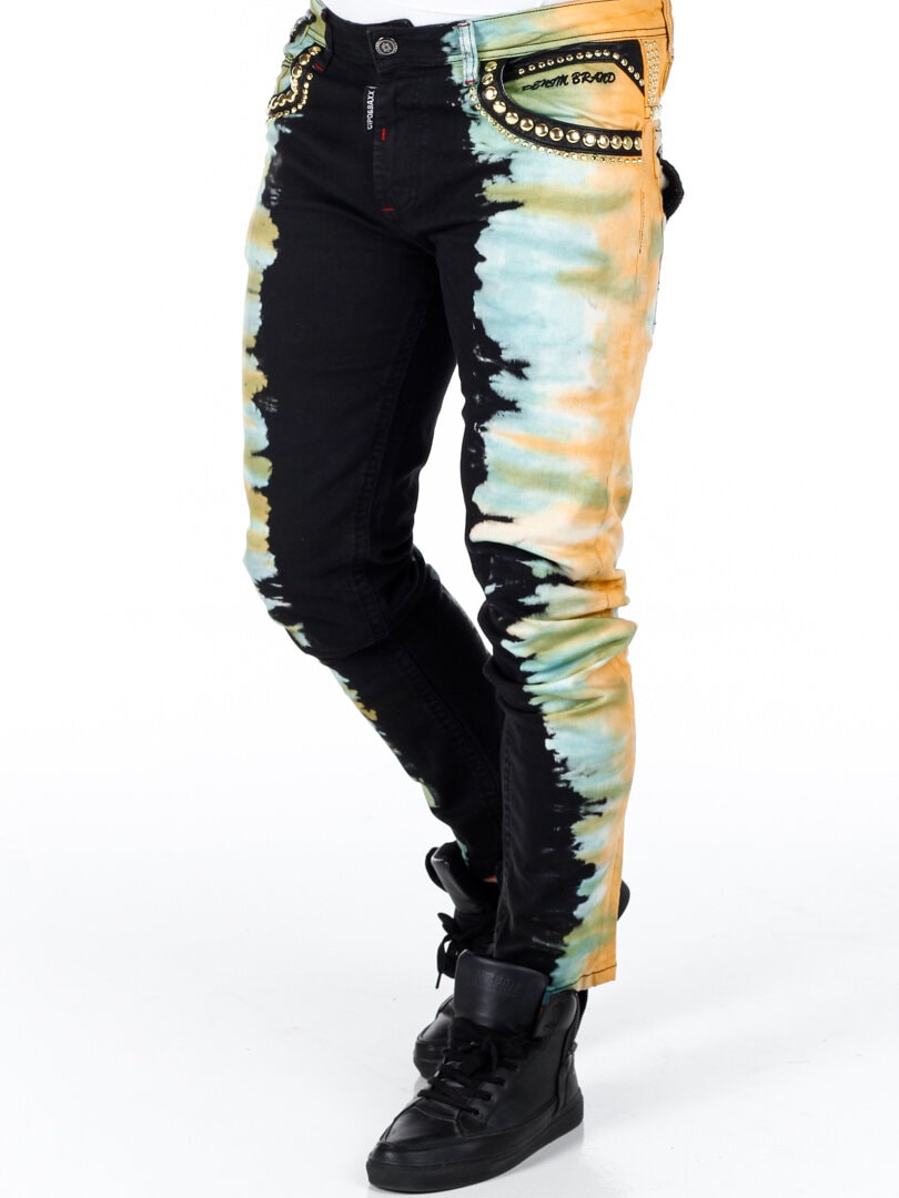 Province Cipo & Baxx Jeans - Svart/Gul