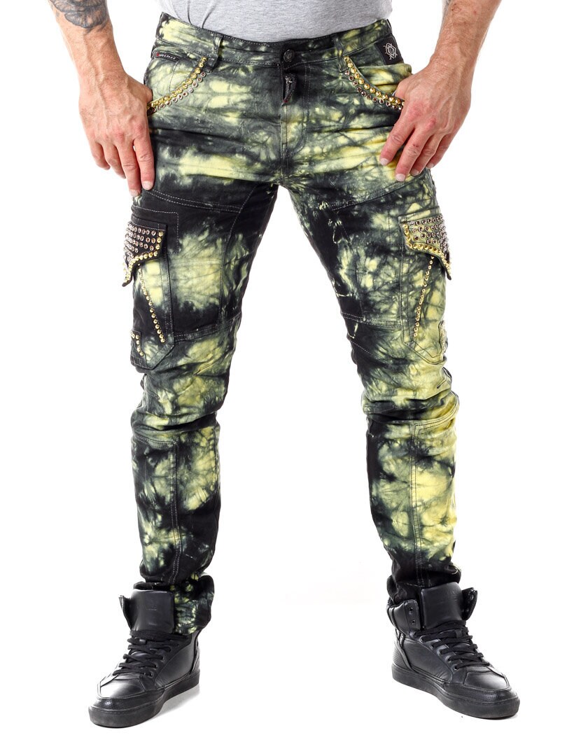 Ozon Cipo & Baxx Jeans - Gul/Svart
