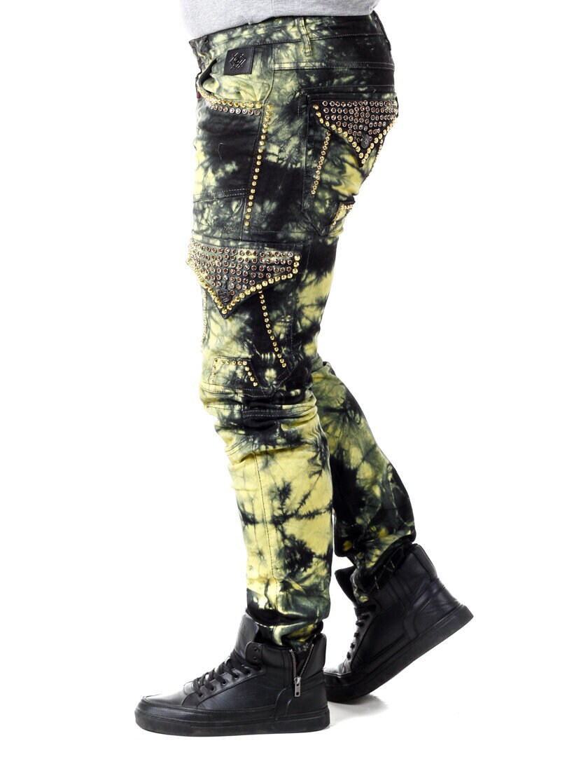 Ozon Cipo & Baxx Jeans - Gul/Svart