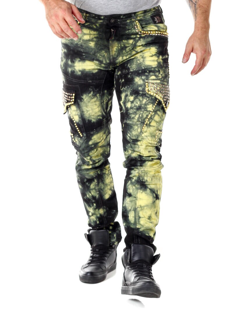 Ozon Cipo & Baxx Jeans - Gul/Svart