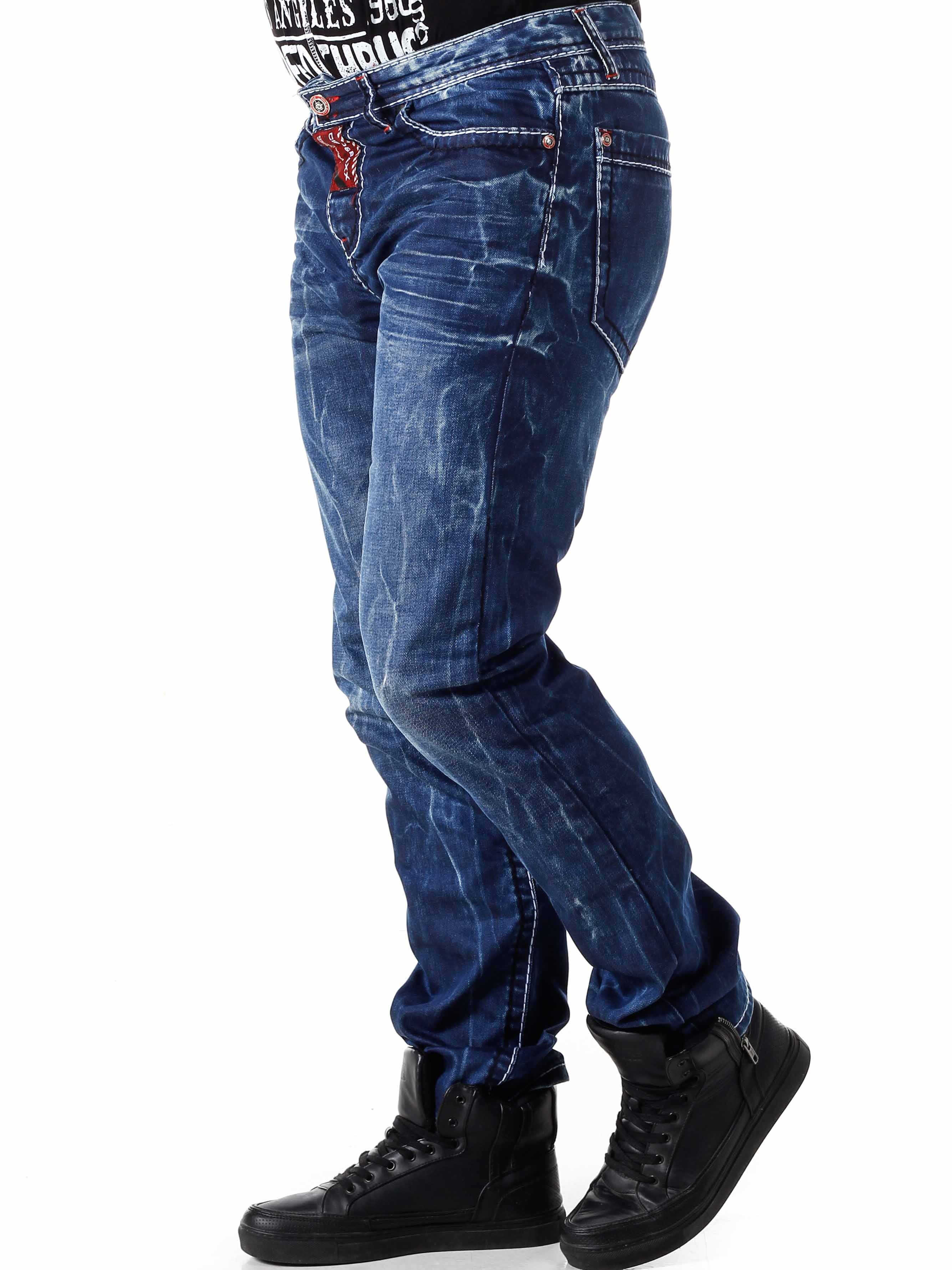 Wallace Cipo & Baxx Jeans - Blå
