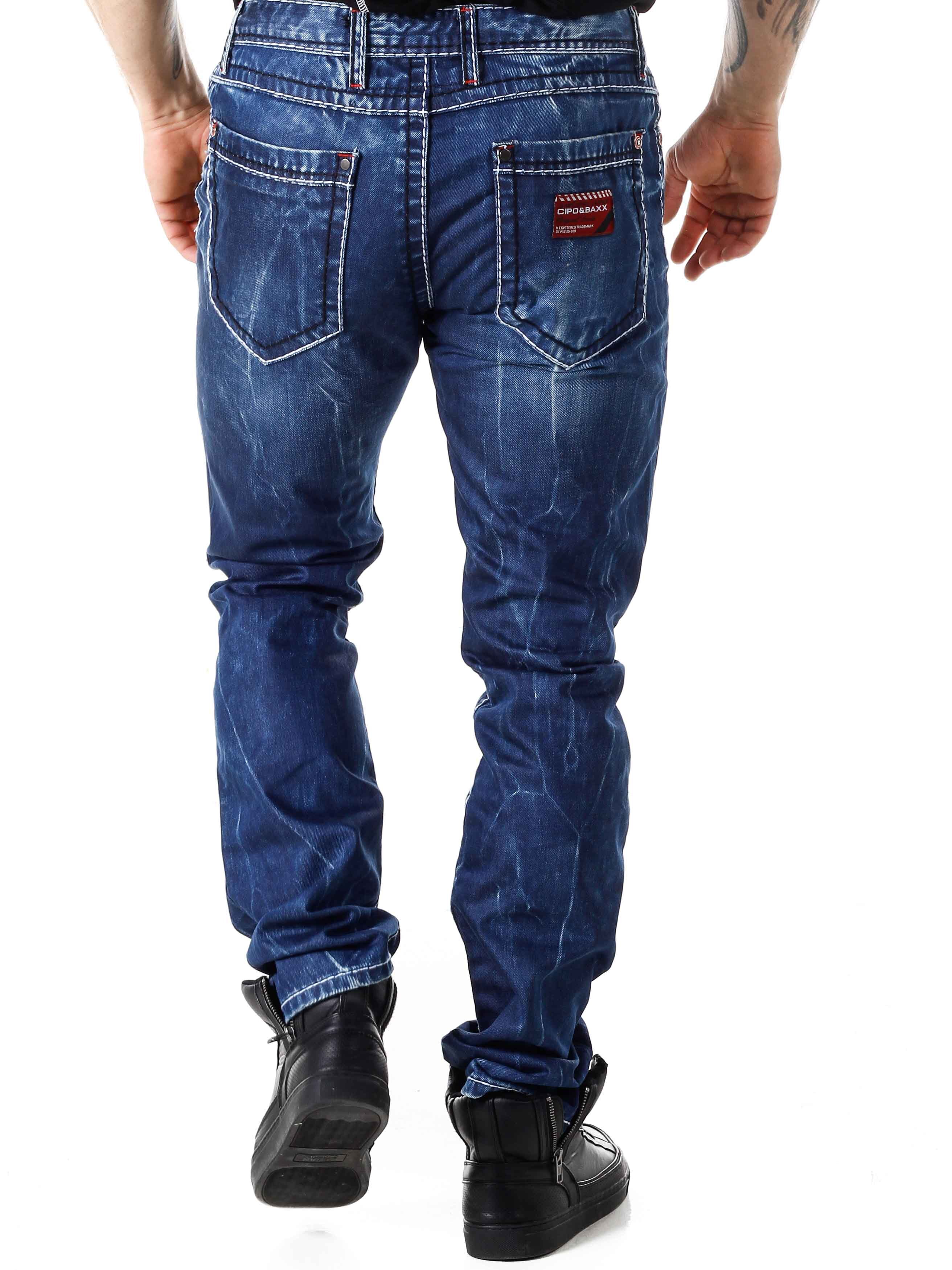 Wallace Cipo & Baxx Jeans - Blå