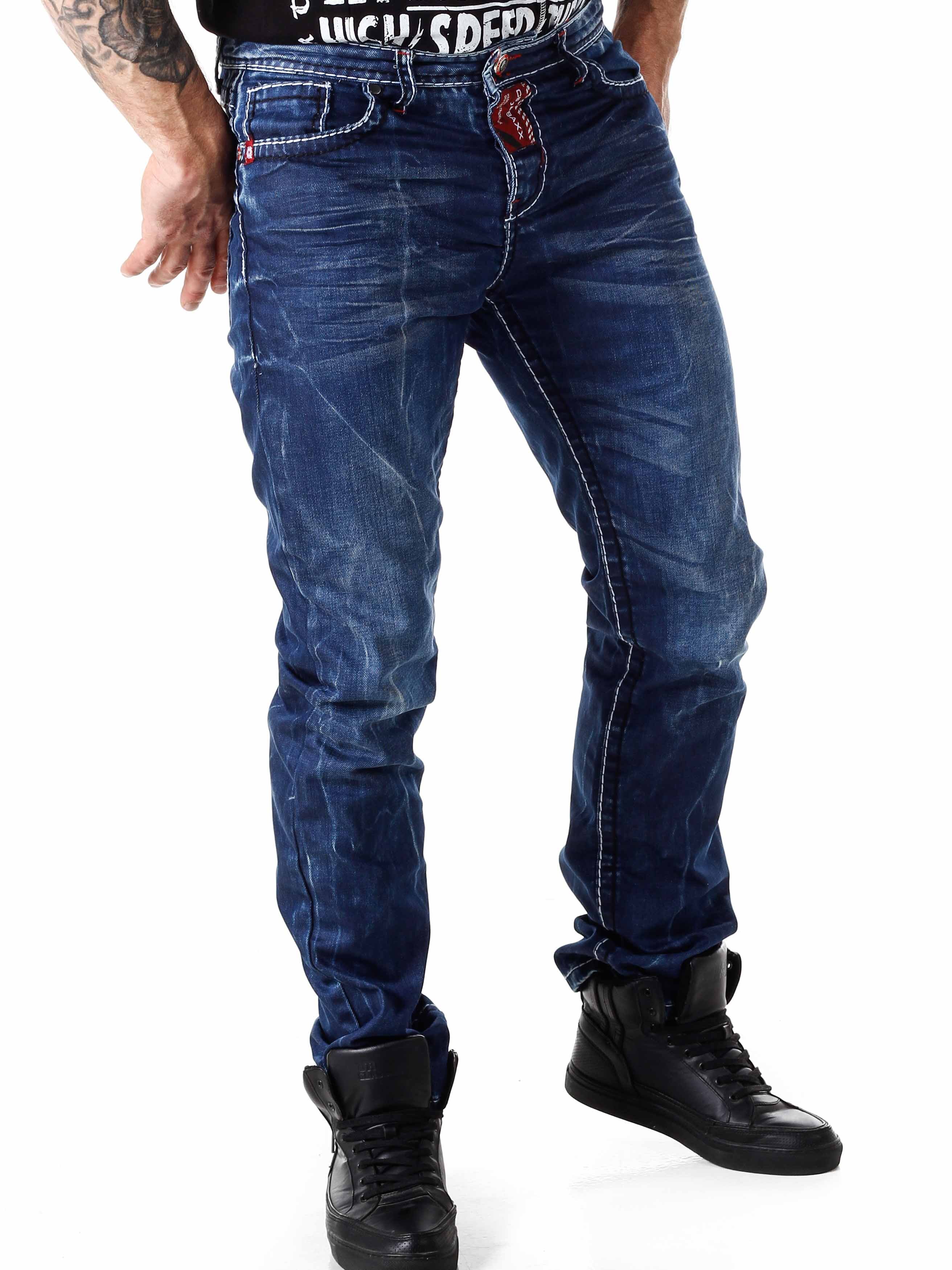 Wallace Cipo & Baxx Jeans - Blå