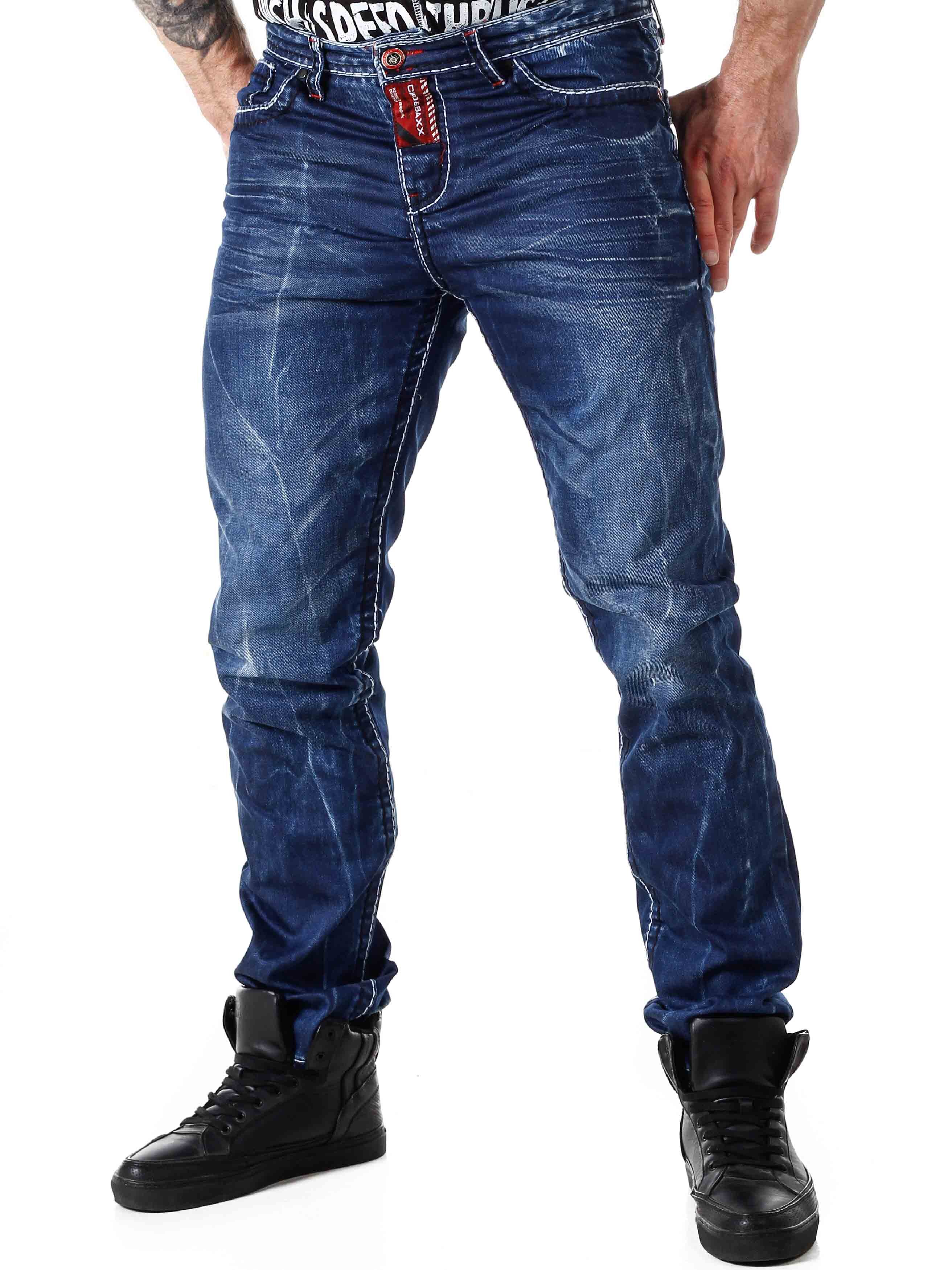 Wallace Cipo & Baxx Jeans - Blå