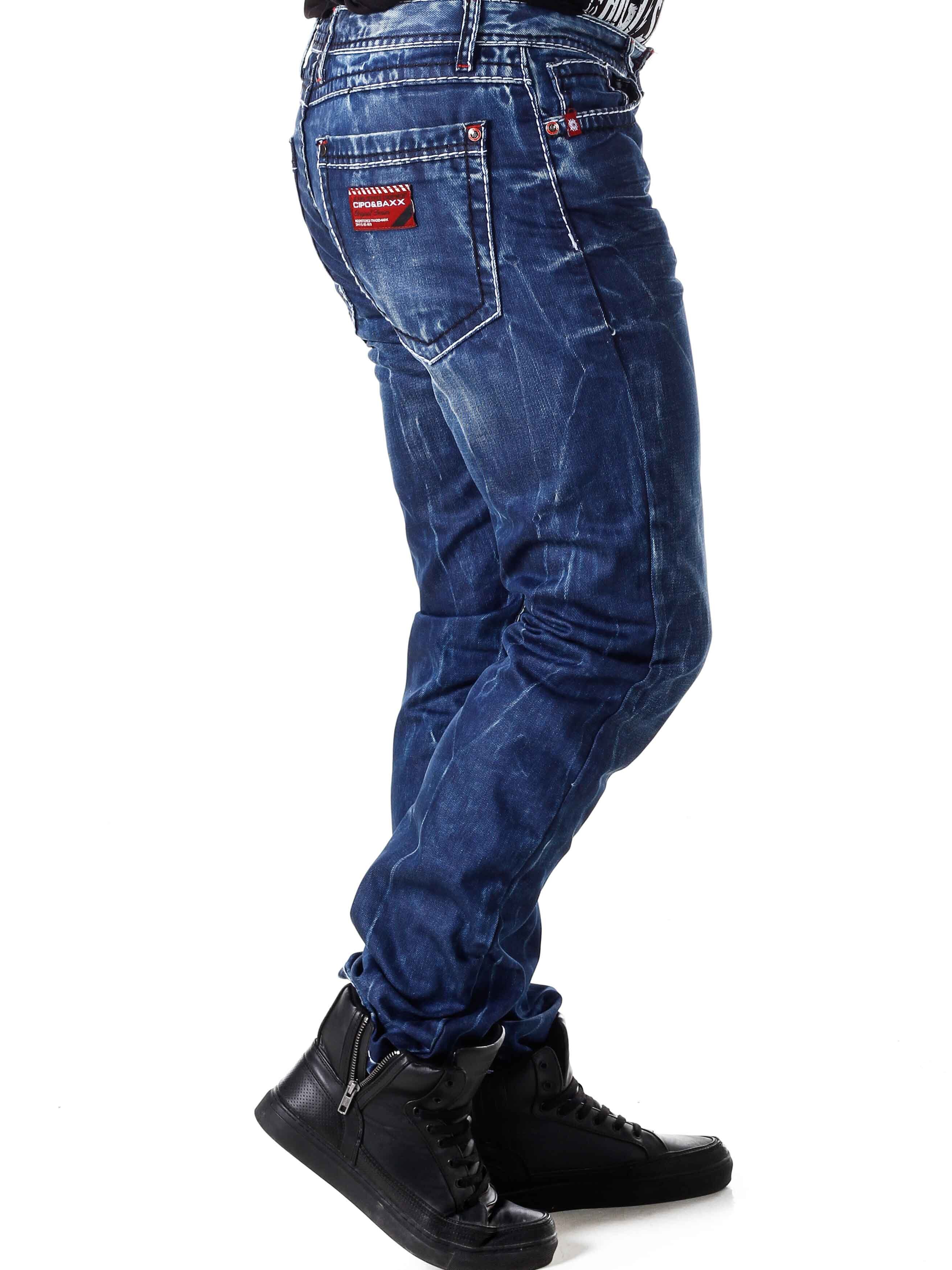 Wallace Cipo & Baxx Jeans - Blå