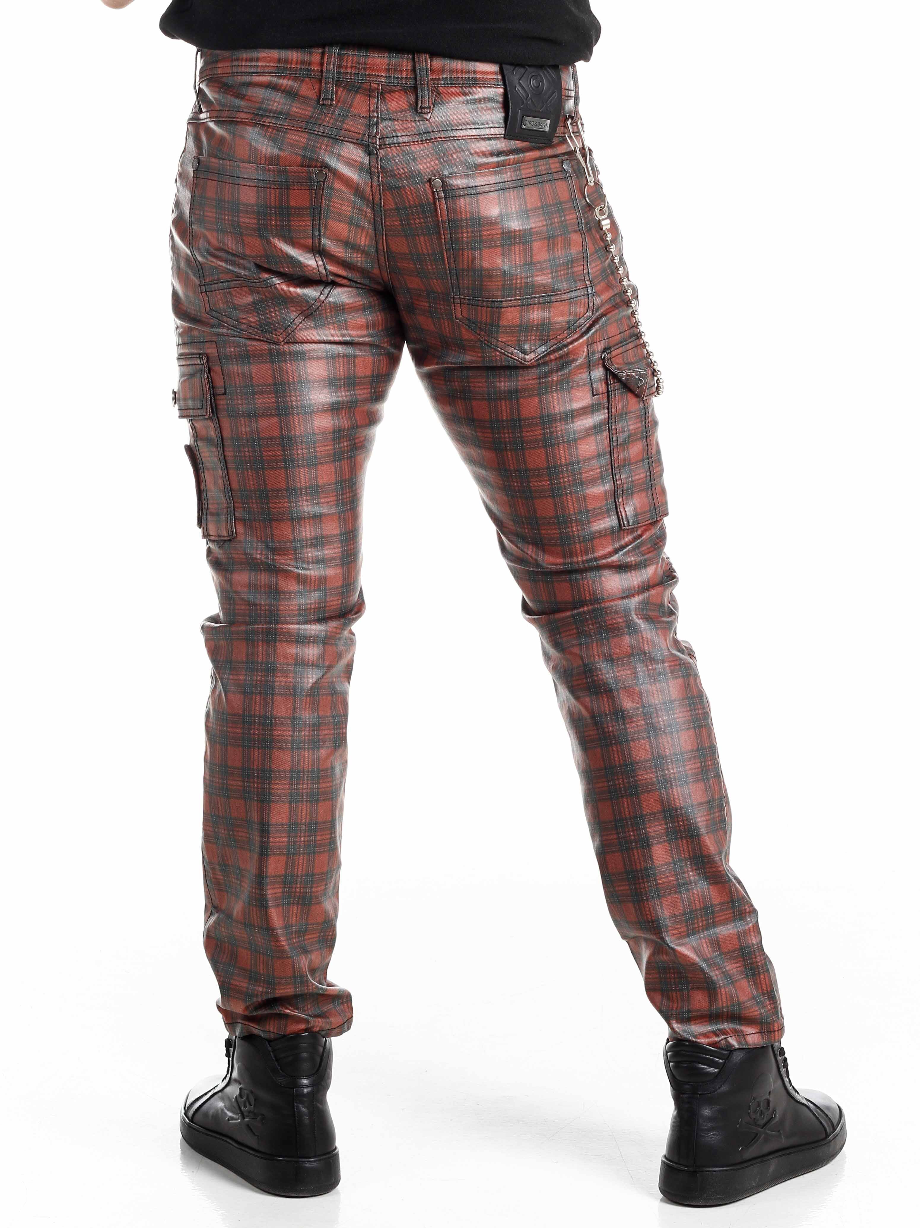 Punkrocker Cipo & Baxx Jeans - Rød