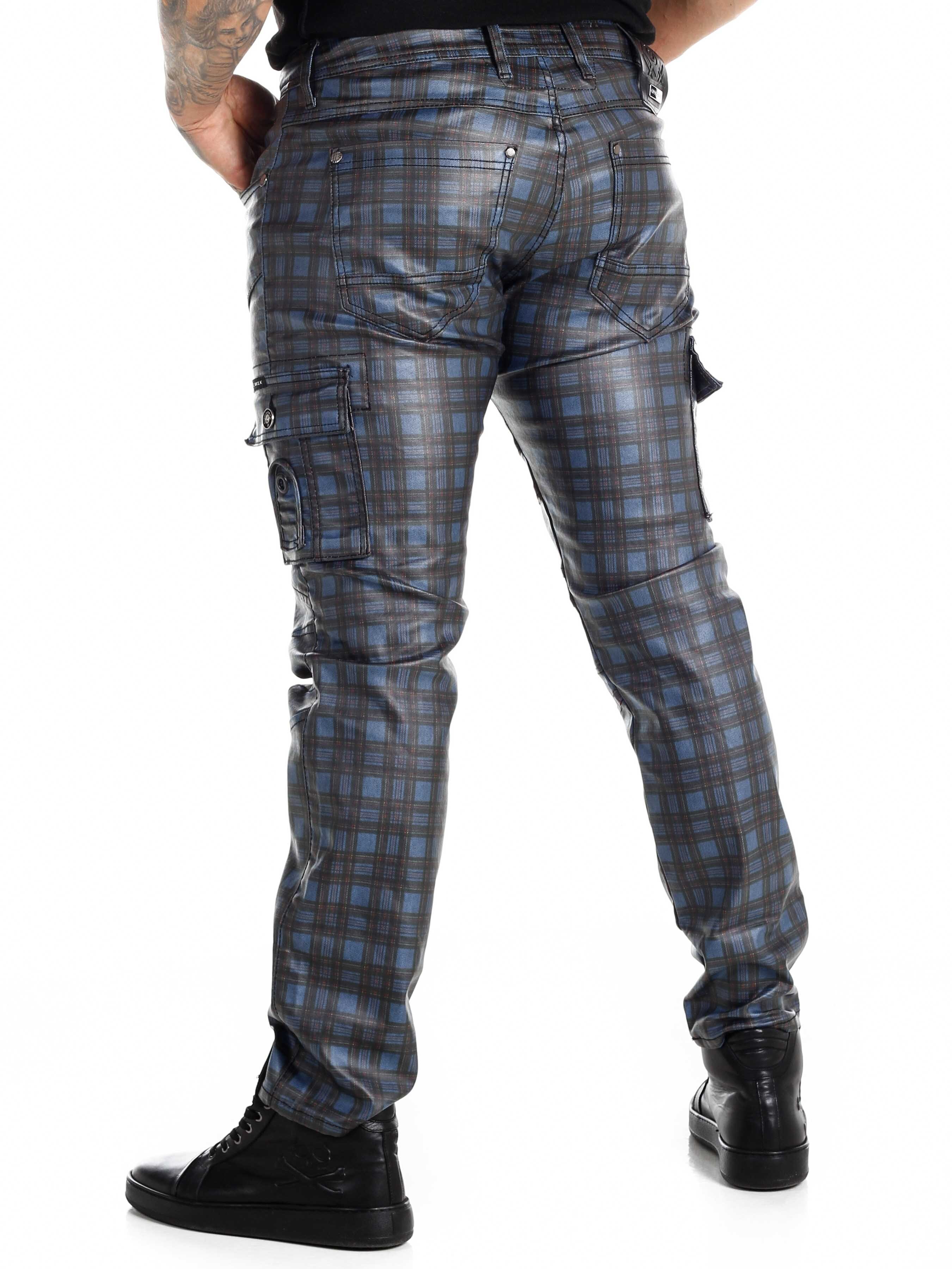 Punkrocker Cipo & Baxx Jeans - Blå
