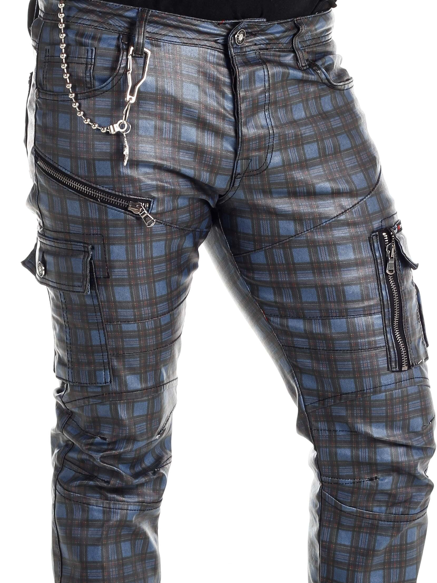 Punkrocker Cipo & Baxx Jeans - Blå