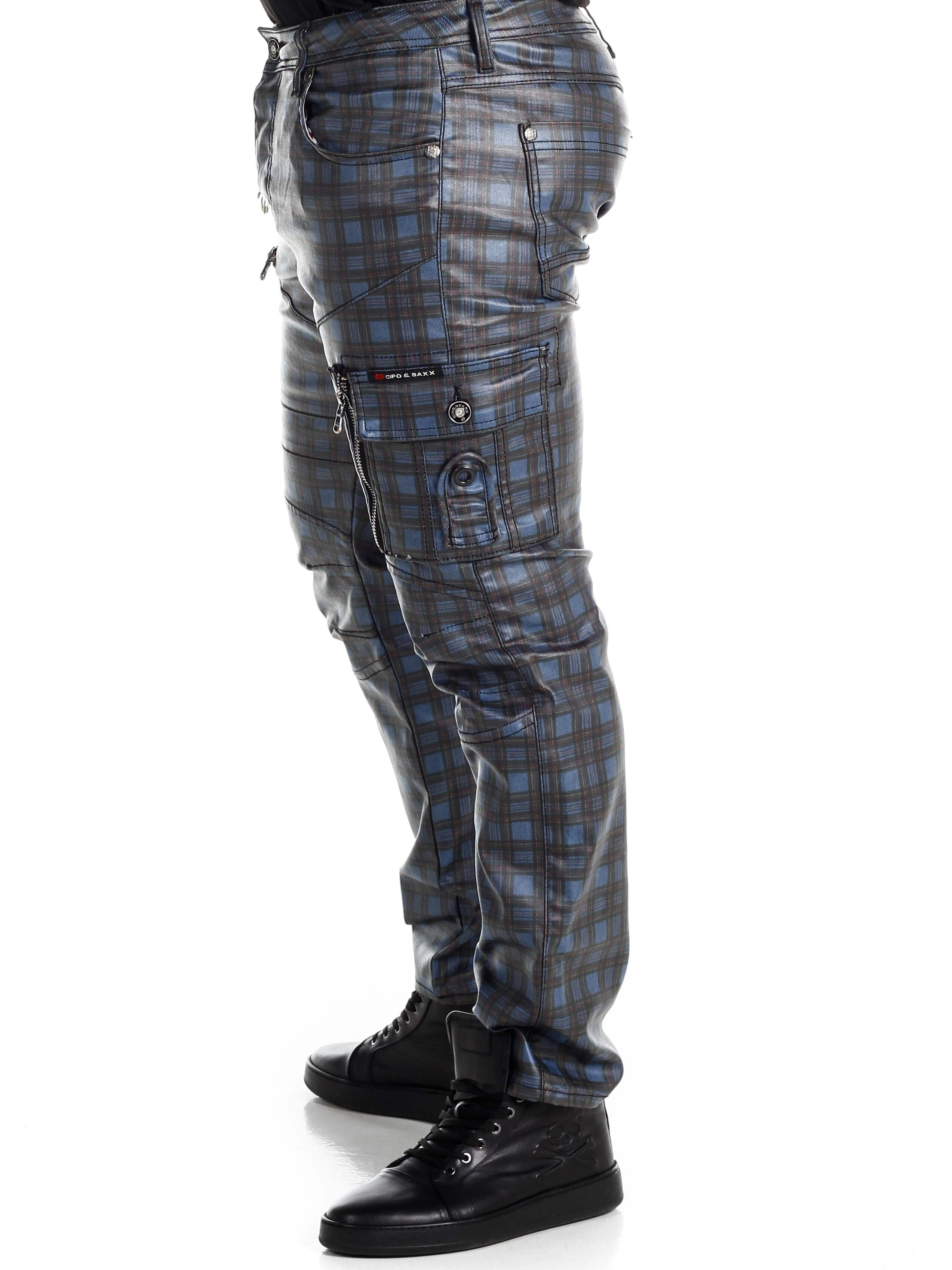 Punkrocker Cipo & Baxx Jeans - Blå