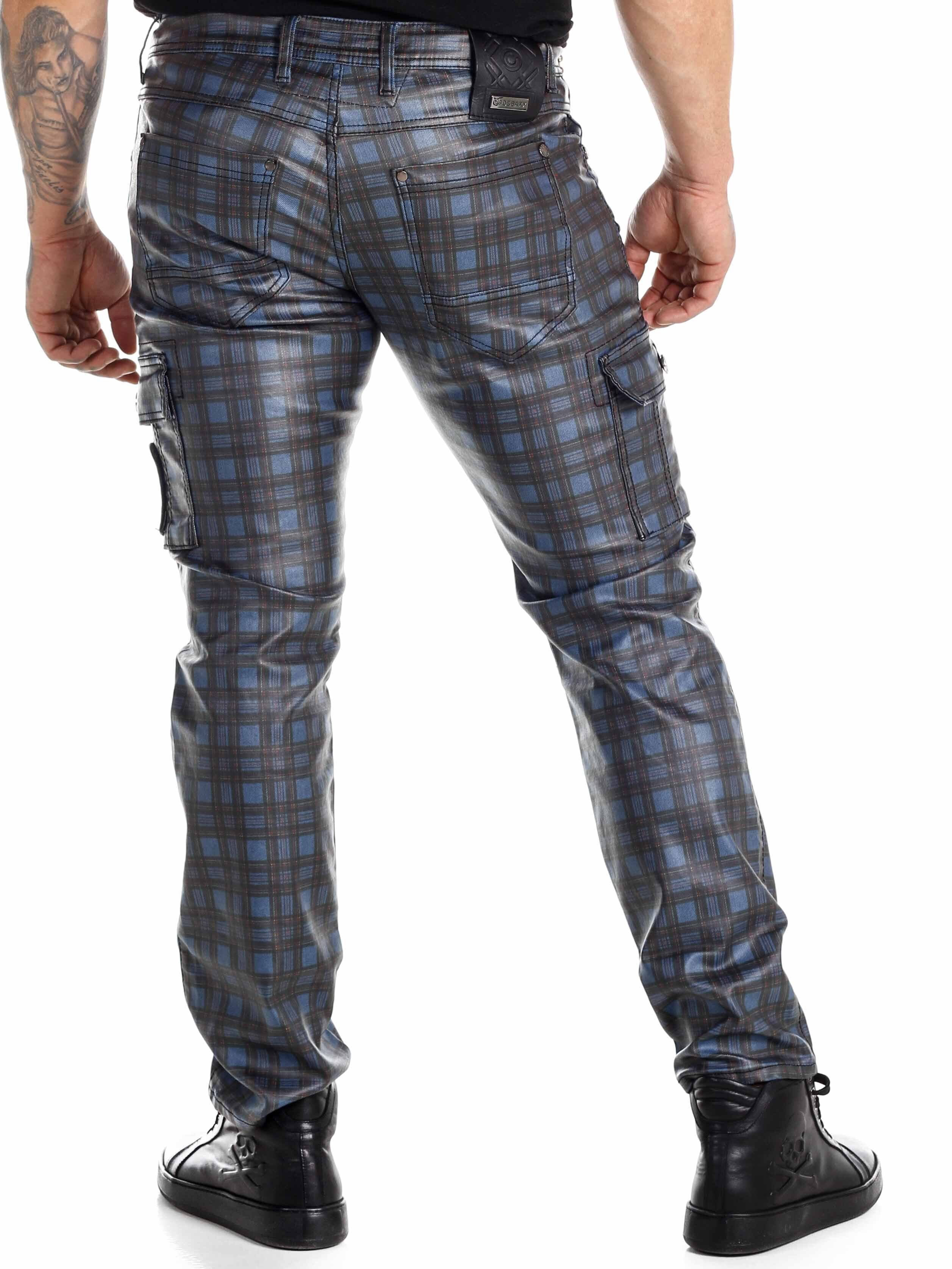 Punkrocker Cipo & Baxx Jeans - Blå