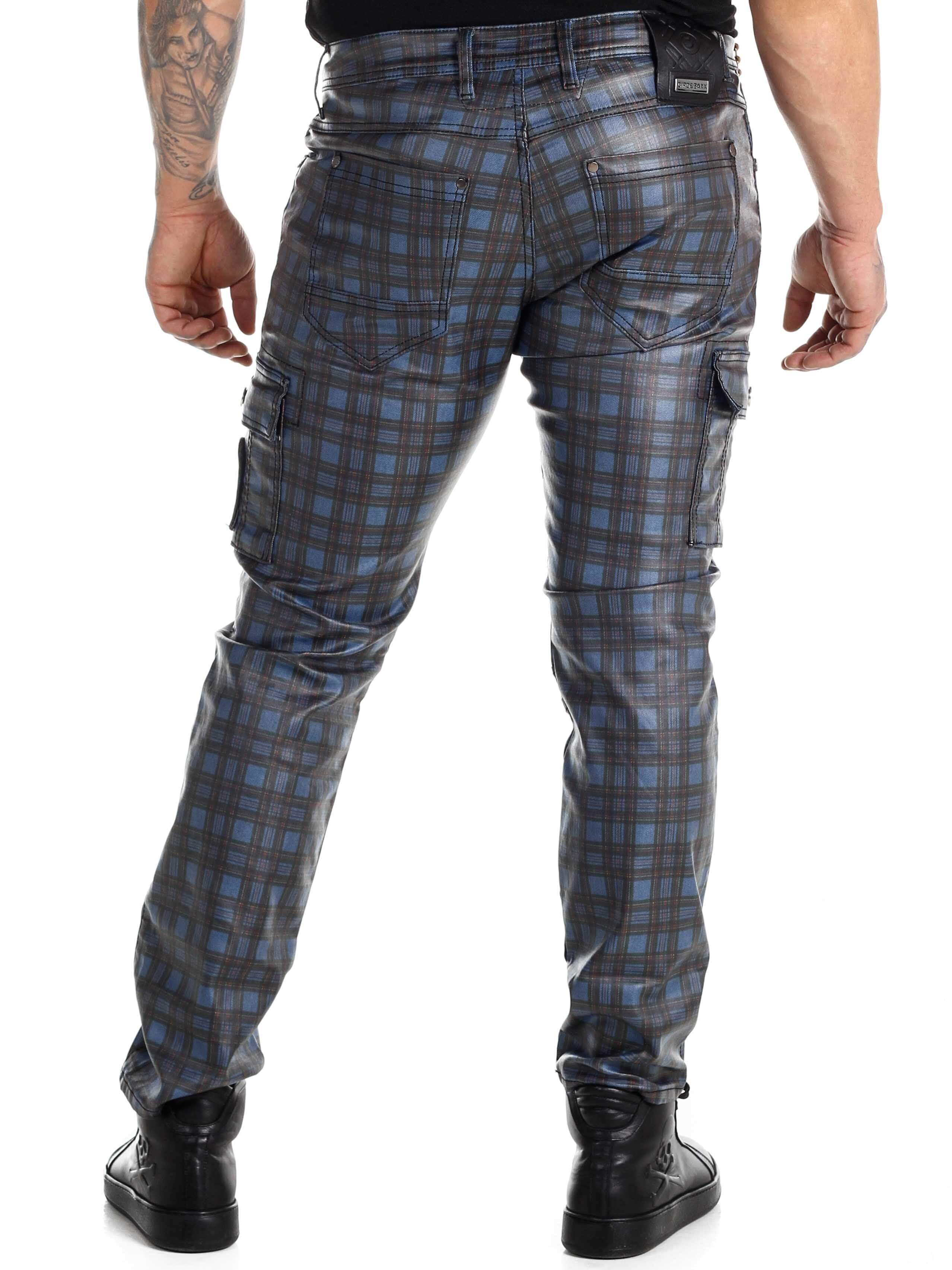 Punkrocker Cipo & Baxx Jeans - Blå