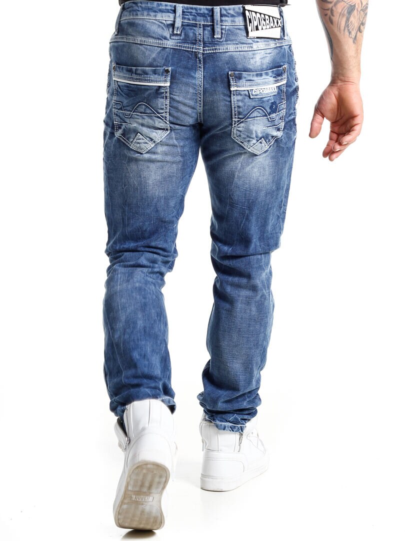Exeter Cipo & Baxx Jeans - Blå