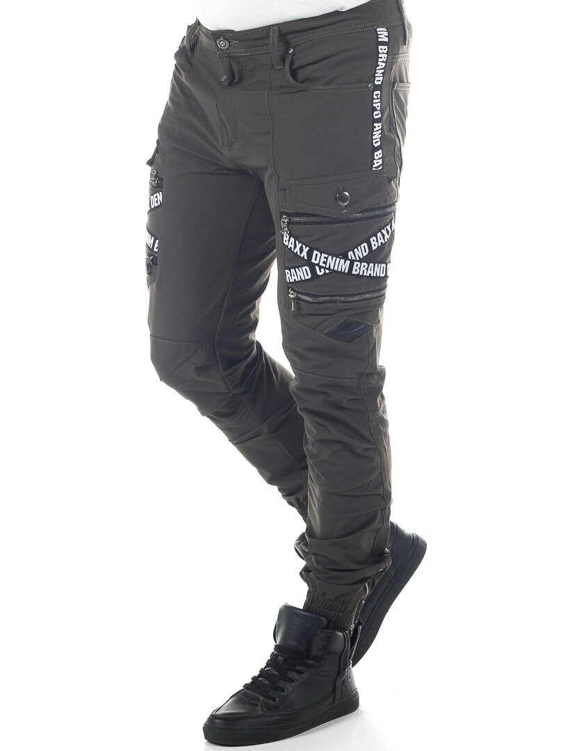 Daxton Cipo & Baxx Cargo Bukse - Khaki
