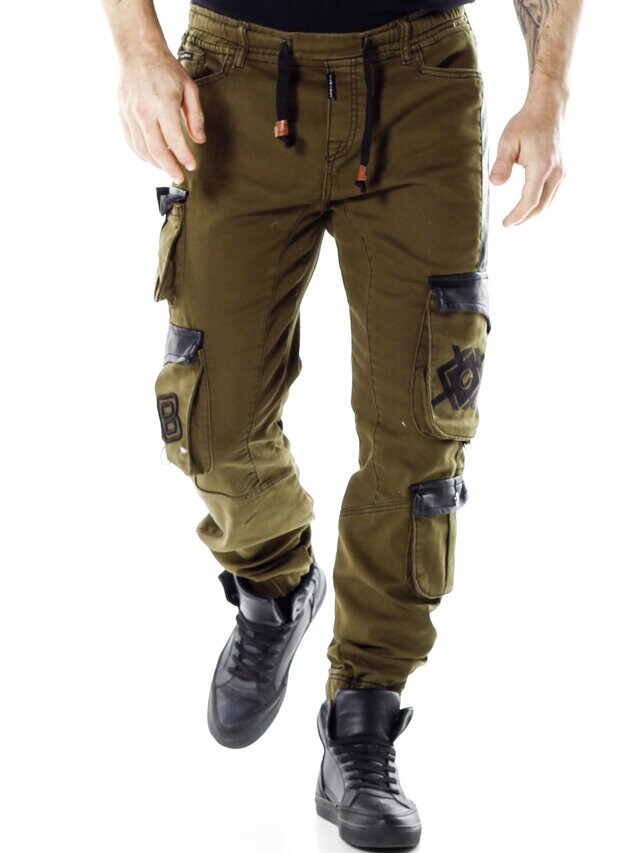 Rocco Cipo & Baxx Joggejeans - Khaki
